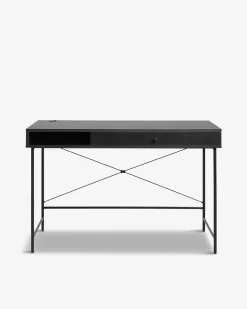 Alva skrivebord Sort