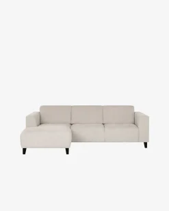 Amalfi 3 pers. m/chaiselong Beige