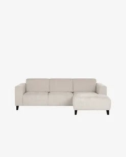 Amalfi 3 pers. m/chaiselong Beige
