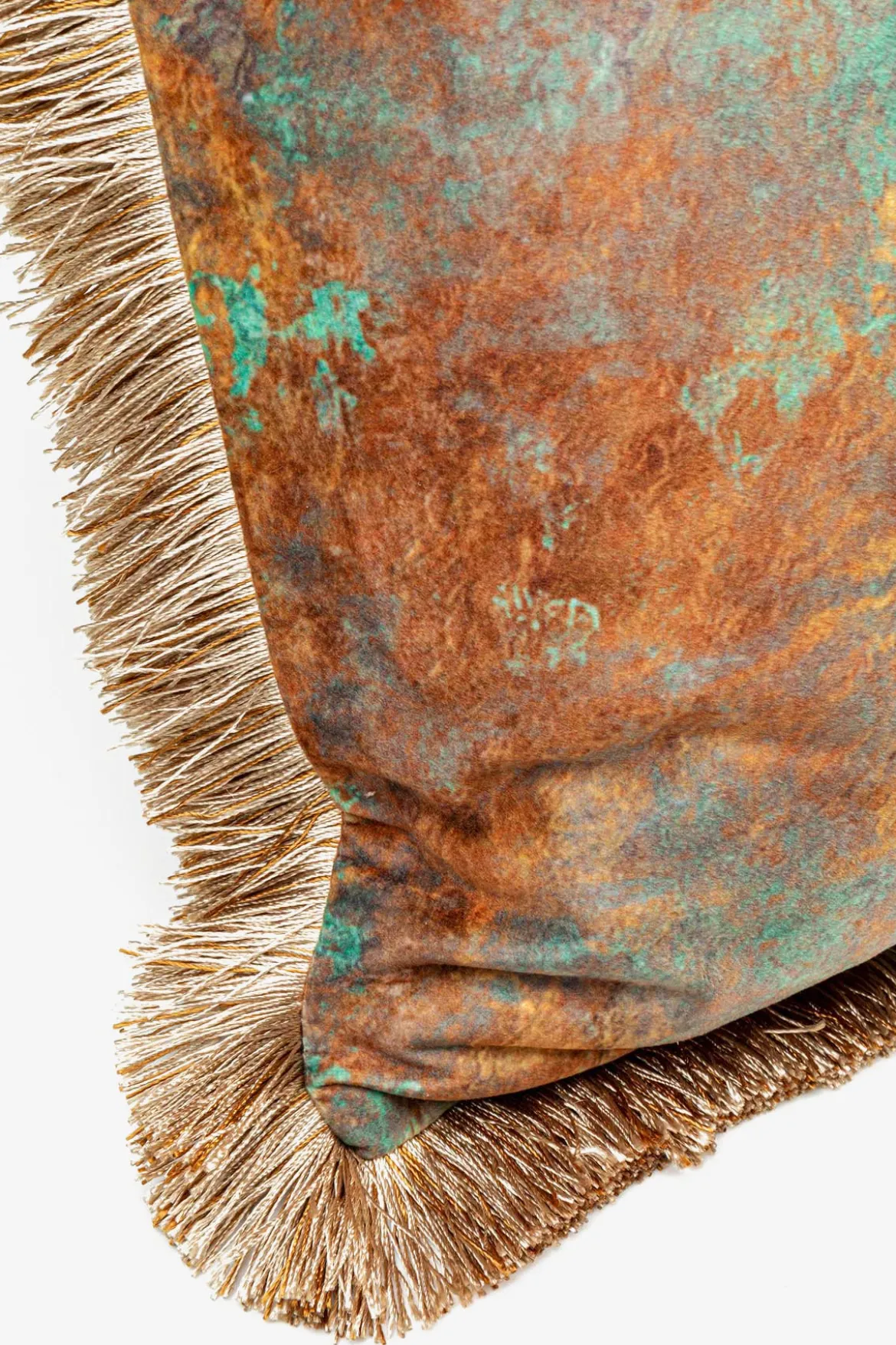 Antique fringe pyntepude Pude