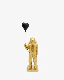 Astronaut m. ballon hjerte Pynt
