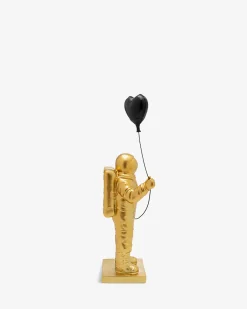 Astronaut m. ballon hjerte Pynt