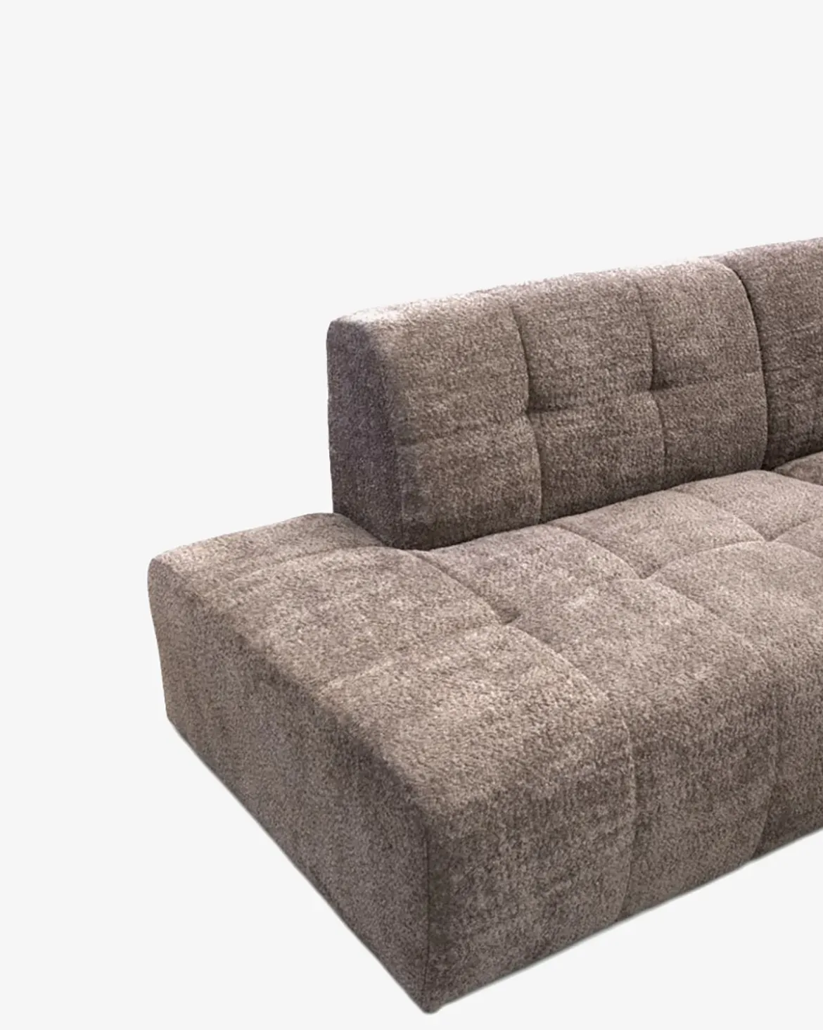 Aviano hjørnesofa m/open end Taupe