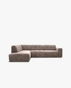 Aviano Hjørnesofa m/open end Taupe