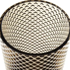 Barfly vase Mørk grøn glas/ messing