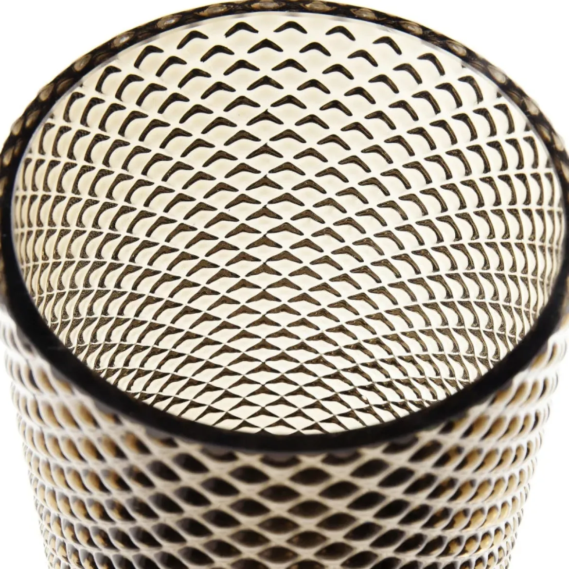 Barfly vase Mørk grøn glas/ messing