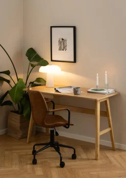Barnett skrivebord Lak egefiner