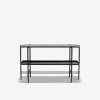 Bennet konsolbord Sort metal/ marmor