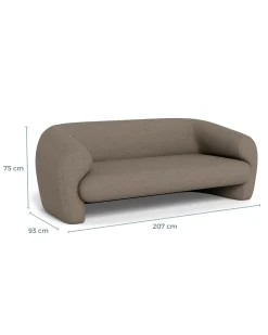 Brenham 2,5 pers sofa Taupe