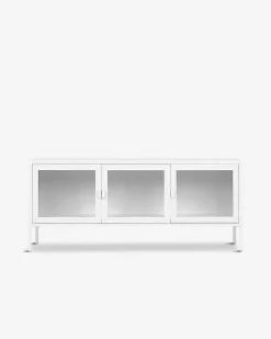 Brisbane tv-bord Hvid