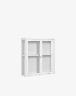 Brisbane vitrine/overskab Hvid