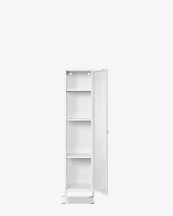 Brisbane vitrine slim Hvid