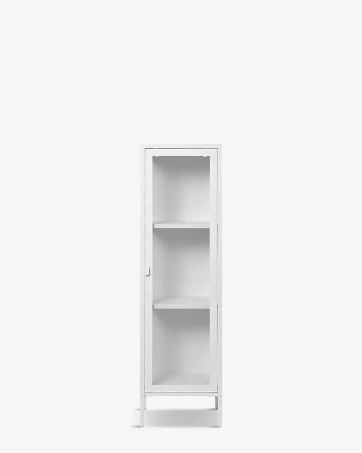 Brisbane vitrine slim Hvid