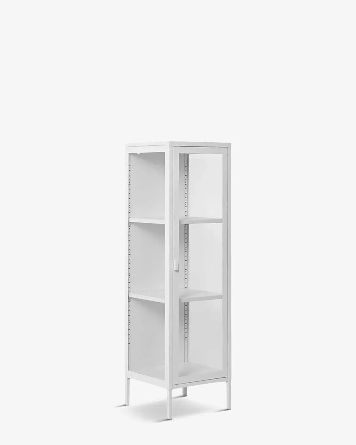 Brisbane vitrine slim Hvid