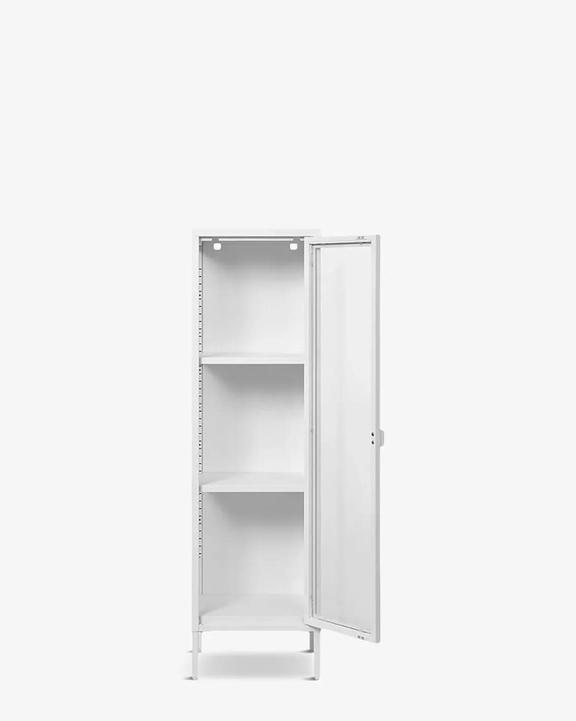 Brisbane vitrine slim Hvid