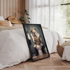 Bulldog på toilet galleri Galleri