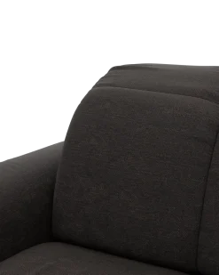 Bullet hjørnesofa med rundt hjørne Højrevendt med pufafslutning