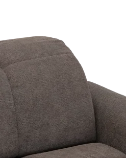 Bullet hjørnesofa med rundt hjørne Venstrevendt med pufafslutning