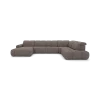 Bullet U-sofa Højrevendt med chaiselong og open end