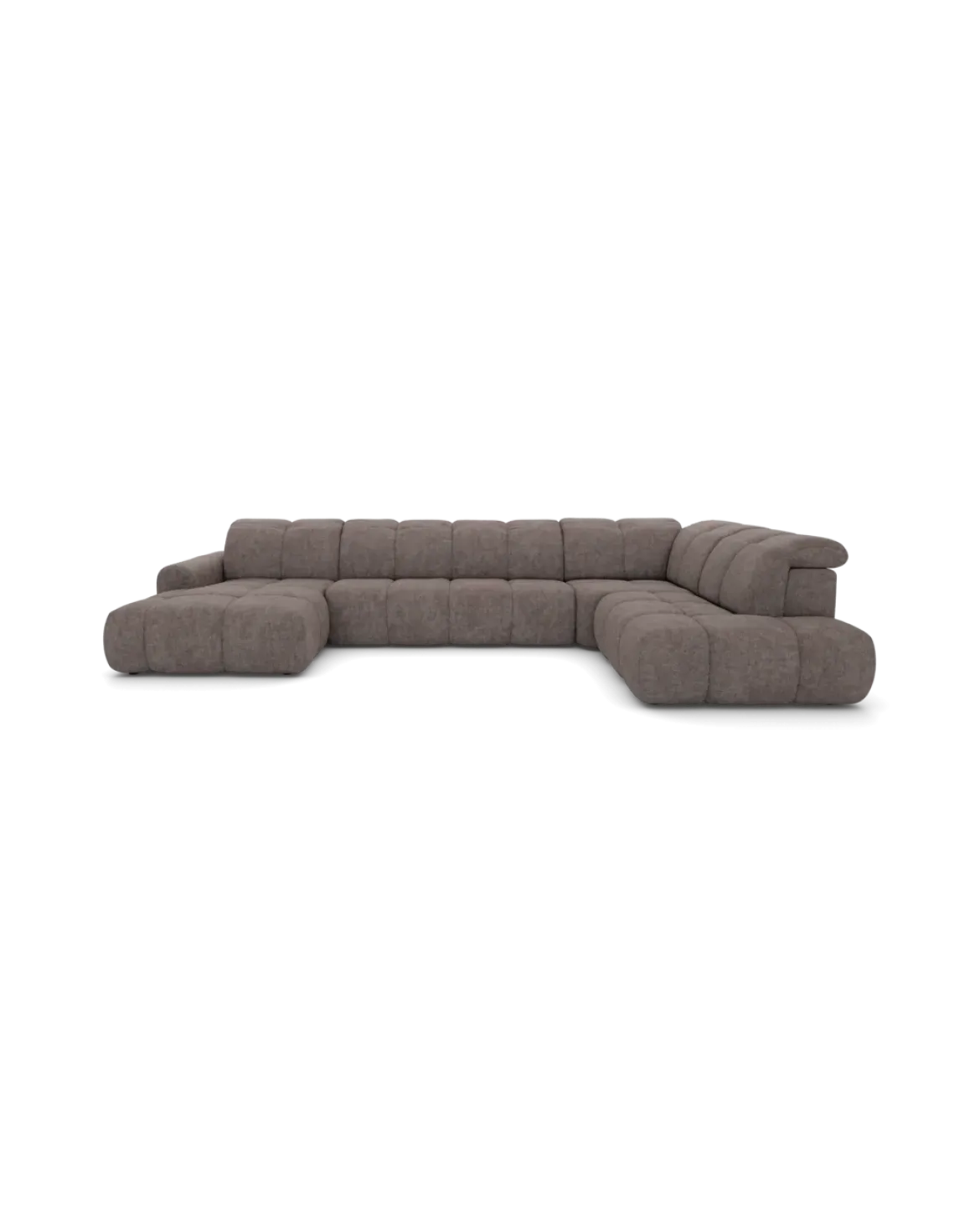 Bullet U-sofa Højrevendt med chaiselong og open end
