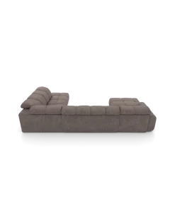 Bullet U-sofa Højrevendt med chaiselong og open end