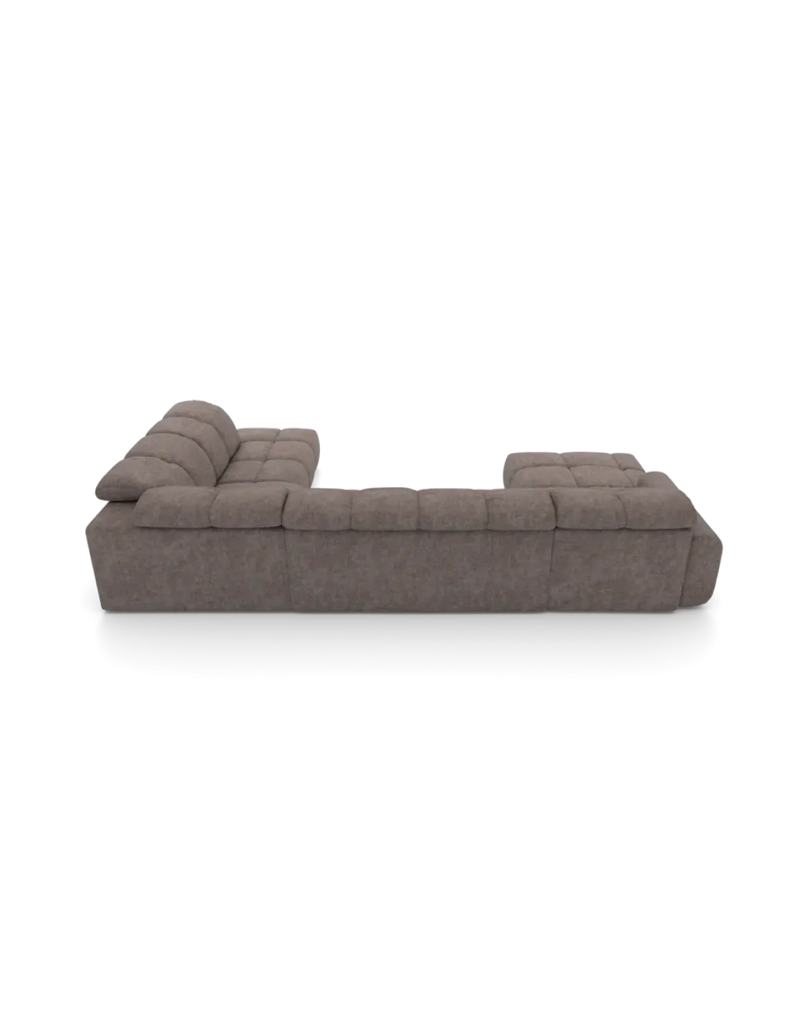 Bullet U-sofa Højrevendt med chaiselong og open end