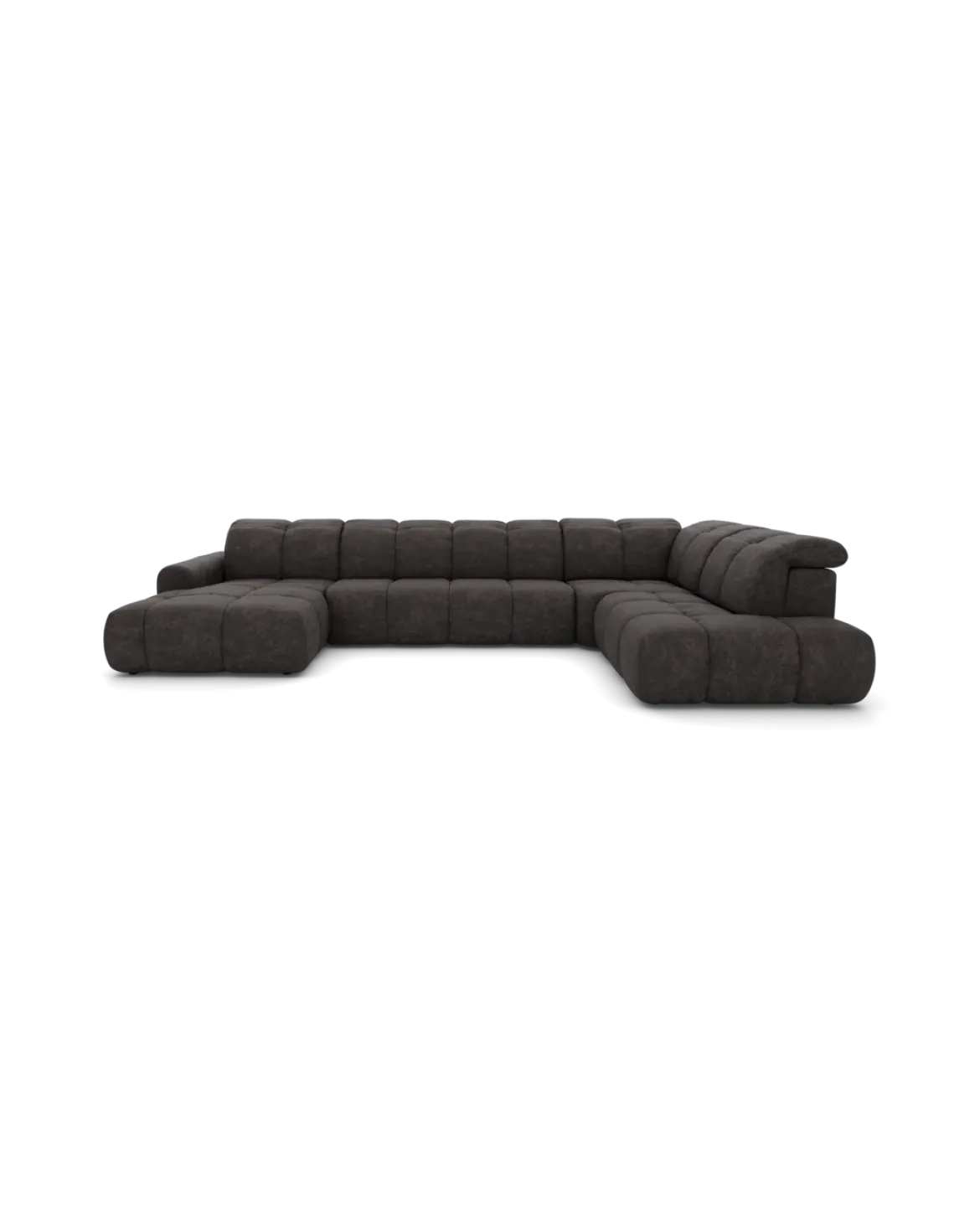 Bullet U-sofa Højrevendt med chaiselong og open end