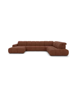 Bullet U-sofa Højrevendt med chaiselong og open end