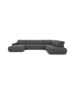 Bullet U-sofa Højrevendt med chaiselong og open end