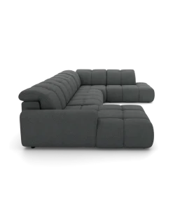 Bullet U-sofa Højrevendt med chaiselong og open end