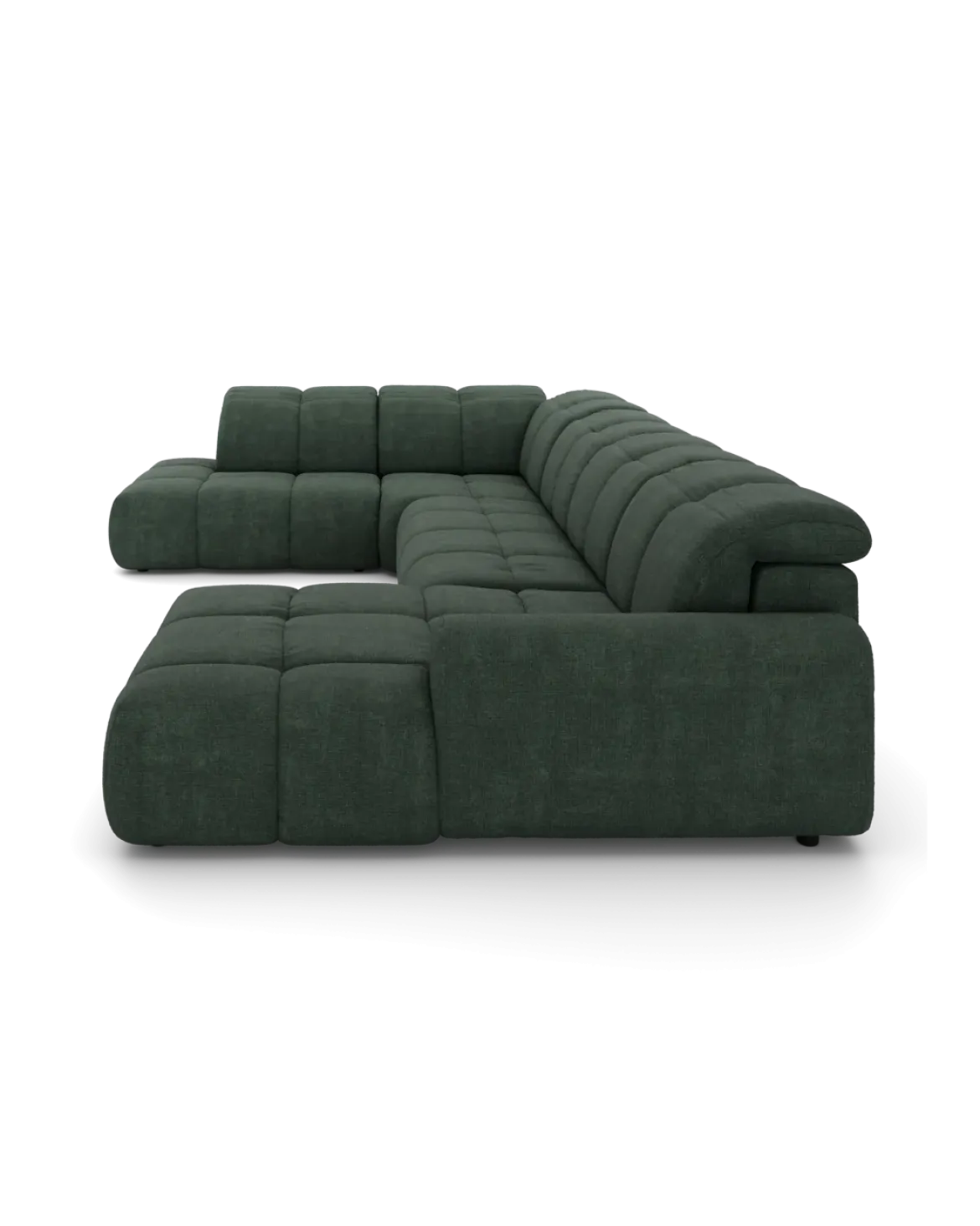 Bullet U-sofa Venstrevendt med chaiselong og open end