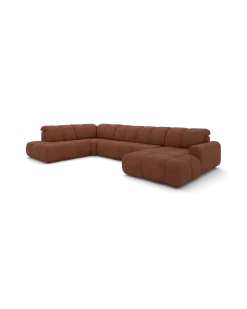 Bullet U-sofa Venstrevendt med chaiselong og open end