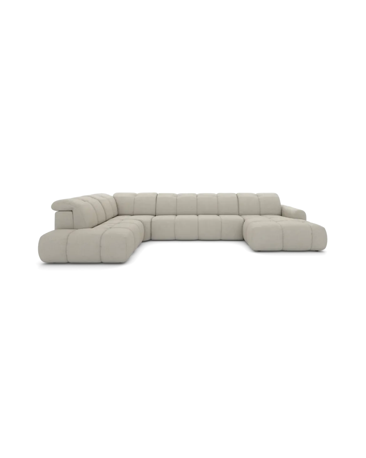 Bullet U-sofa Venstrevendt med chaiselong og open end