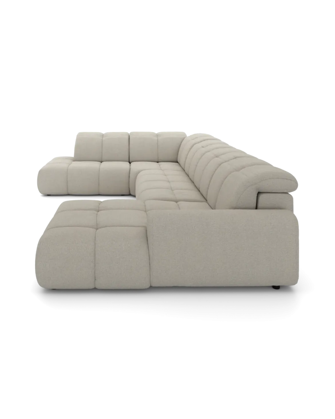 Bullet U-sofa Venstrevendt med chaiselong og open end