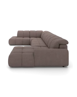 Bullet U-sofa Venstrevendt med chaiselong og open end