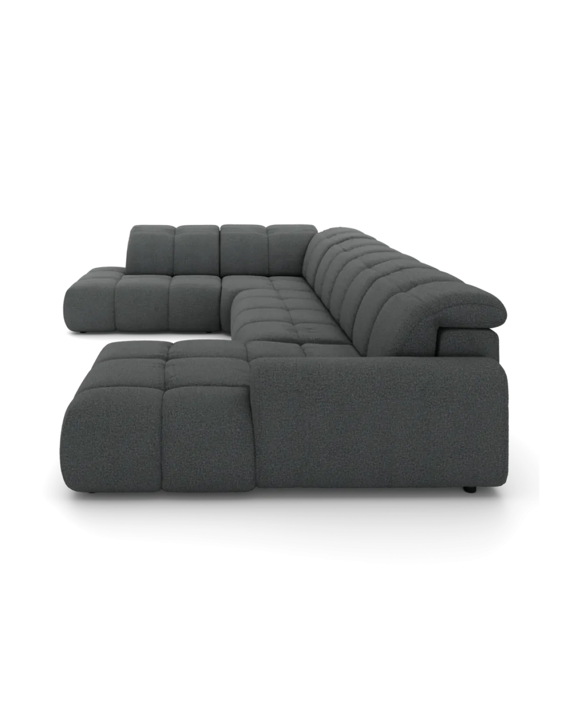 Bullet U-sofa Venstrevendt med chaiselong og open end