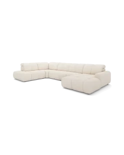 Bullet U-sofa Venstrevendt med chaiselong og open end