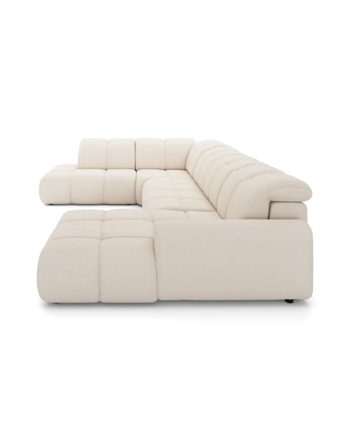 Bullet U-sofa Venstrevendt med chaiselong og open end