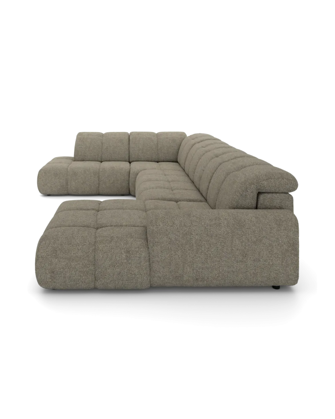 Bullet U-sofa Venstrevendt med chaiselong og open end