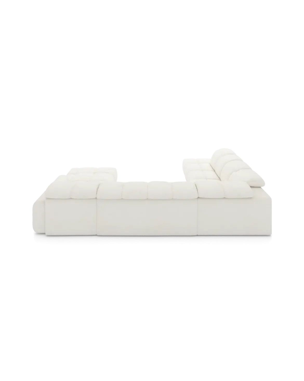 Bullet U-sofa Venstrevendt med chaiselong og open end