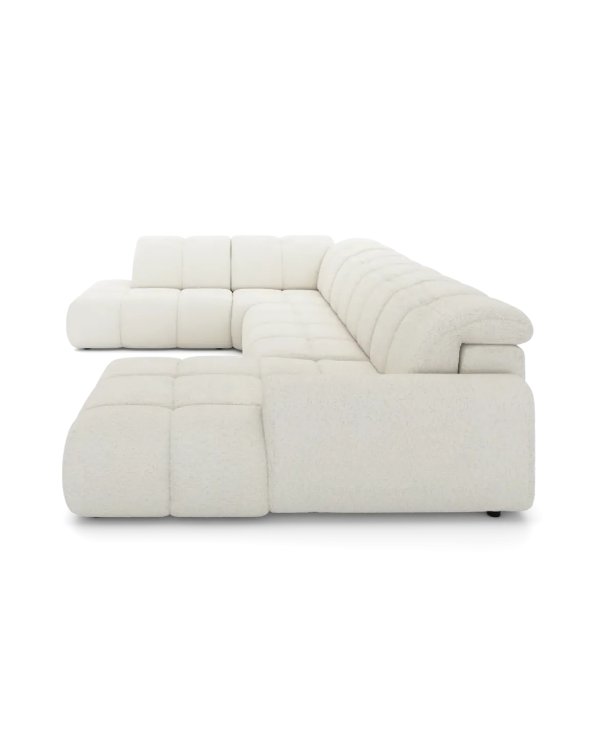 Bullet U-sofa Venstrevendt med chaiselong og open end