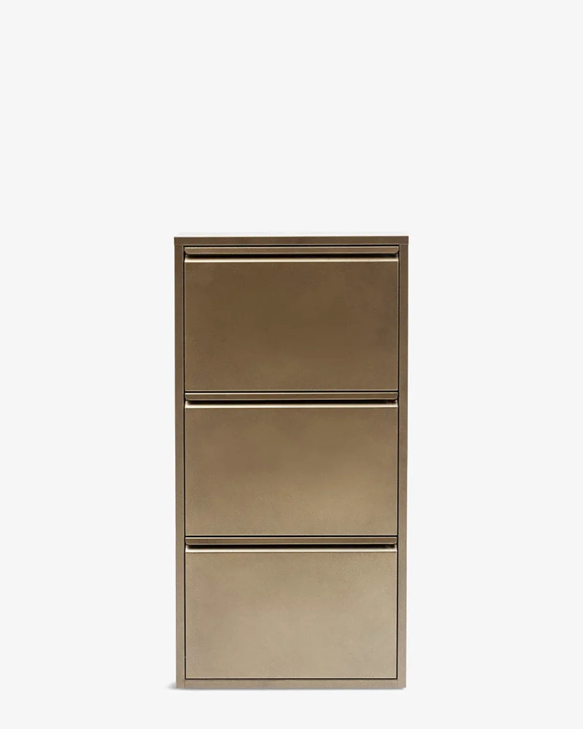 Caruso skoskab 3 låger Bronze