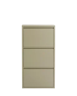 Caruso skoskab 3 låger Khaki