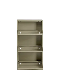 Caruso skoskab 3 låger Khaki