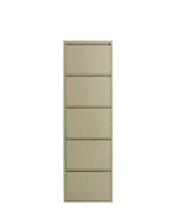 Caruso skoskab 5 låger Khaki