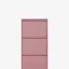 Caruso skoskab 3 låger Rosa