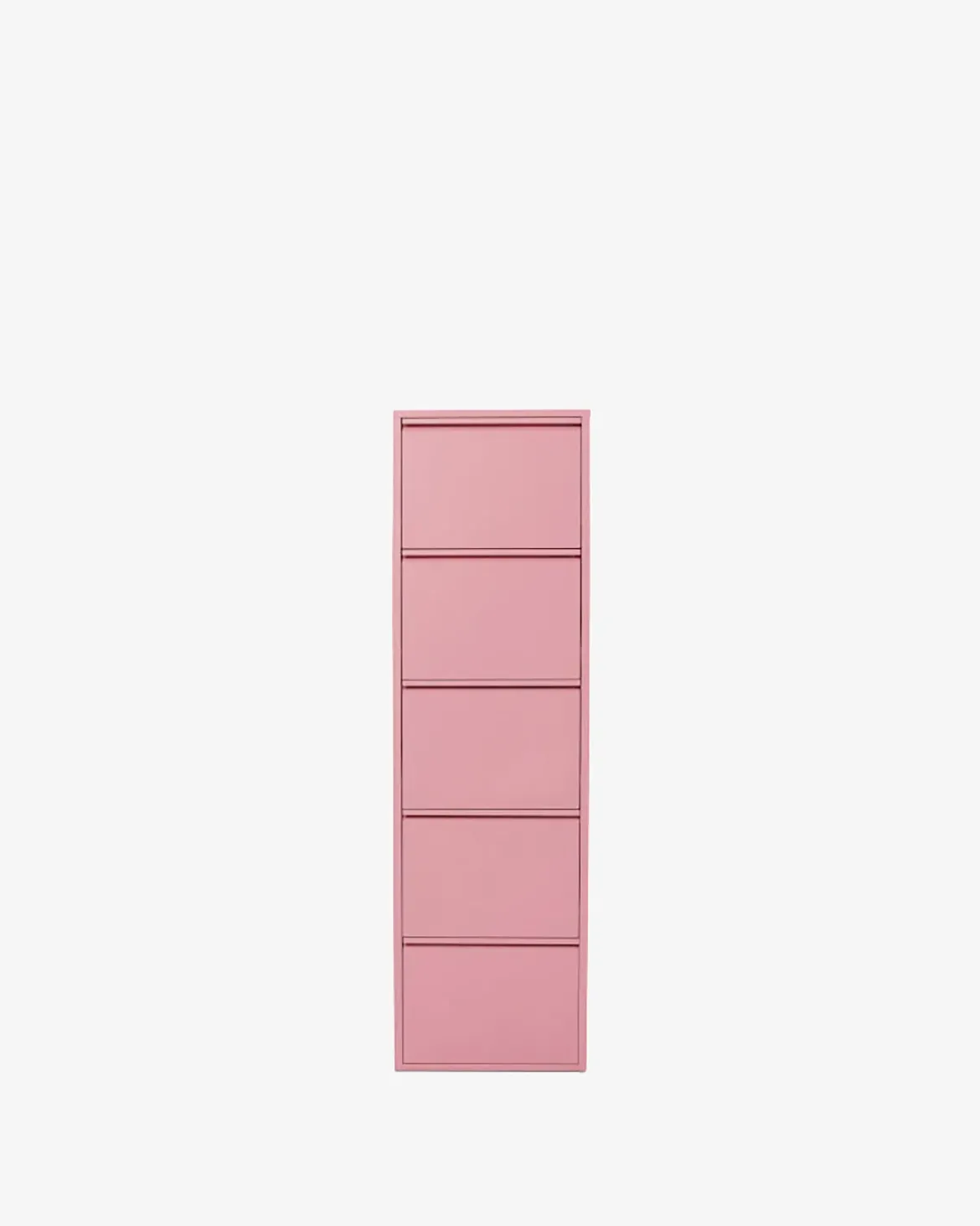 Caruso skoskab 5 låger rosa