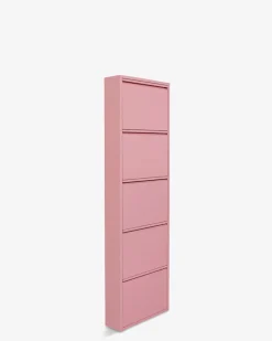 Caruso skoskab 5 låger rosa
