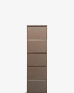 Caruso skoskab 5 låger Taupe