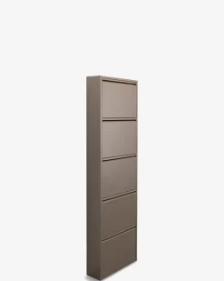 Caruso skoskab 5 låger Taupe